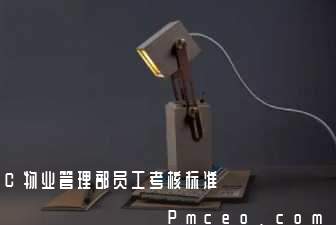 c物业管理部员工考核标准